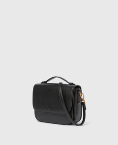 Logo Messenger Crossbody Bag - Black