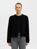 Lulu New Ls Knit Cardigan - Black