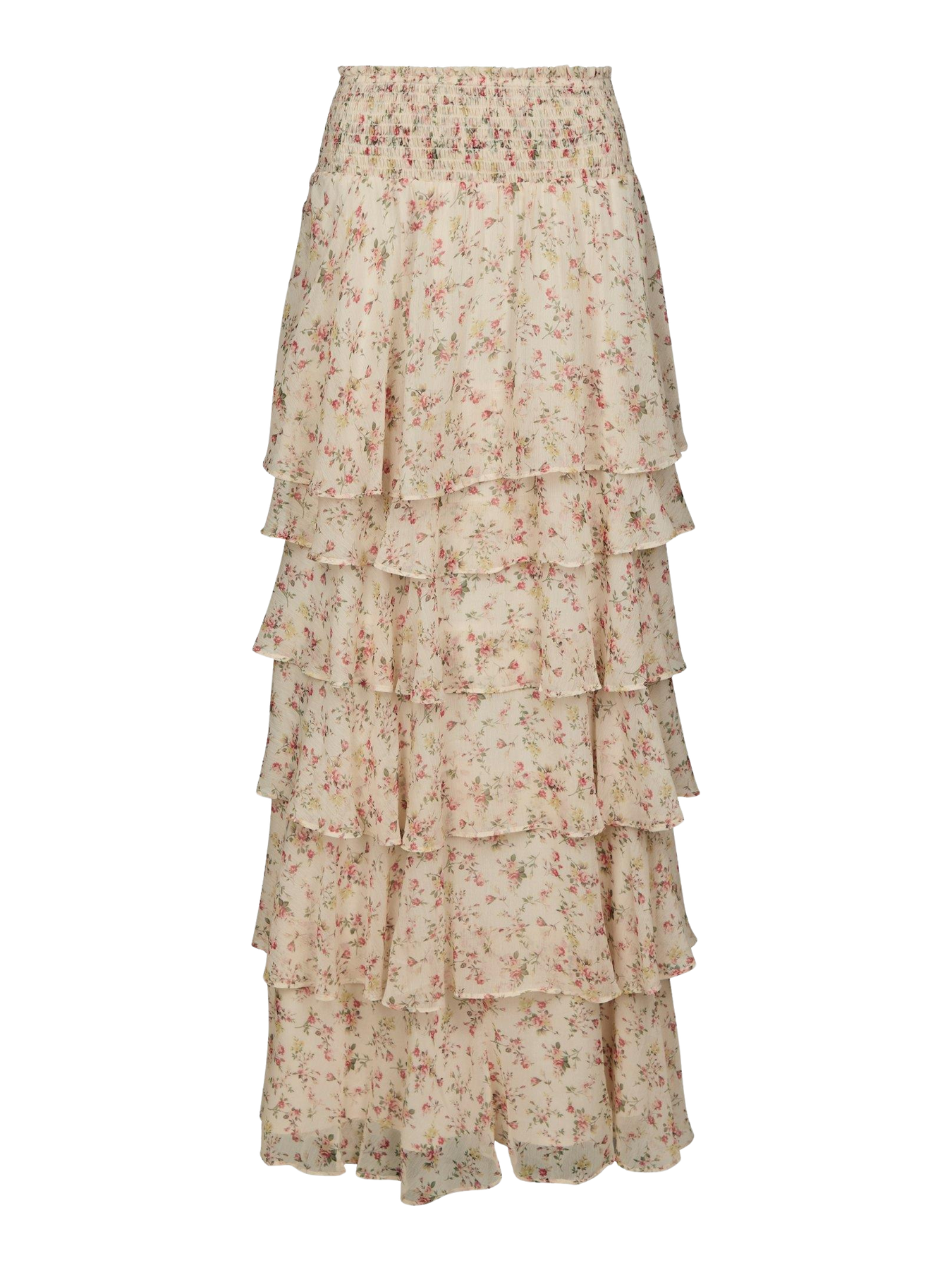 Morris Meadow Printed Skirt - Creme