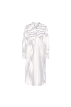 Livia Dress - Cream Stripe