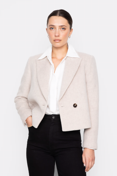 Idalia Jacket - Light Sand Melange