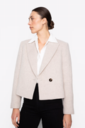 Idalia Jacket - Light Sand Melange