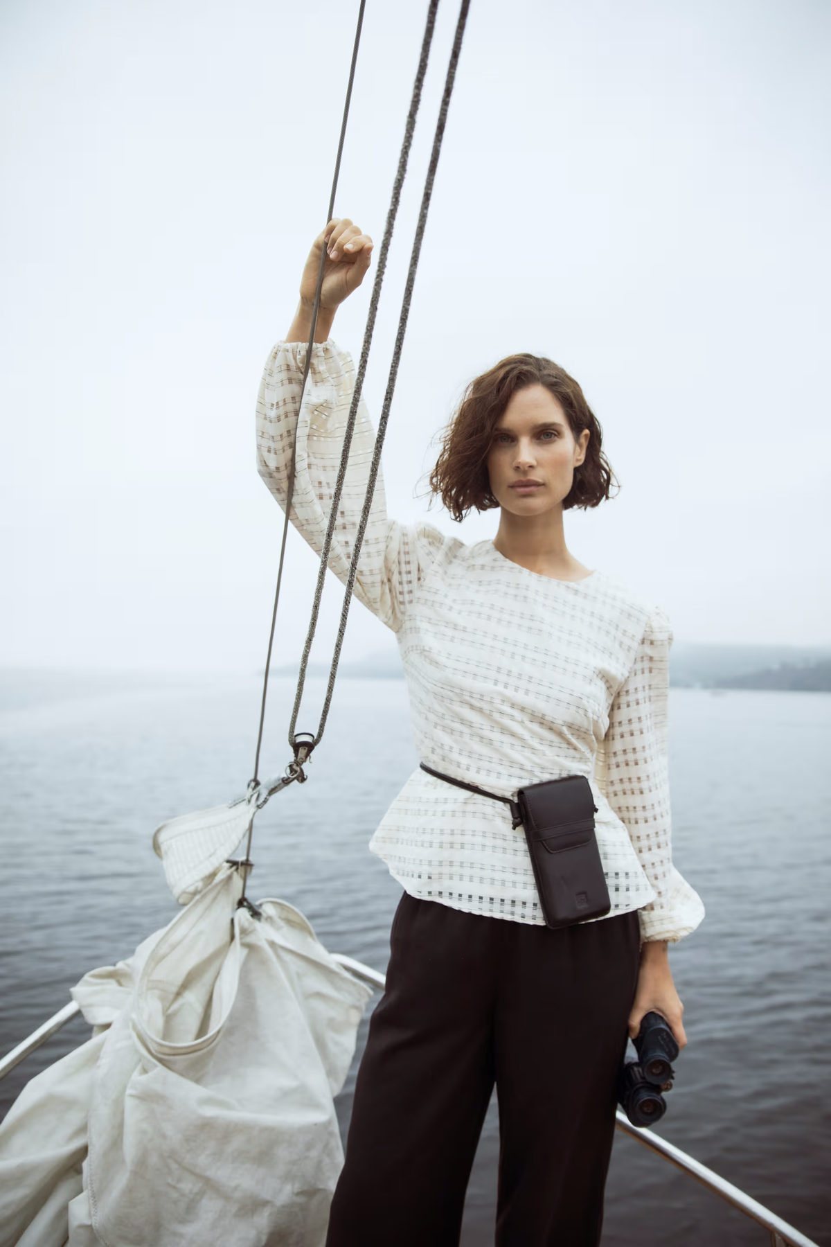 Rina Blouse - Cream Check