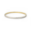 Sunny - Tennis Bracelet Crystal Stainless Steel - Gold