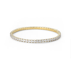 Sunny - Tennis Bracelet Crystal Stainless Steel - Gold