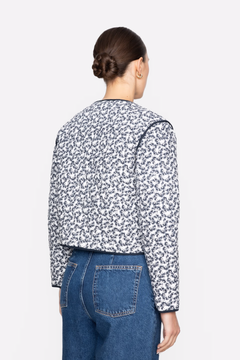 Elvera Jacket - Navy Rosehip Print