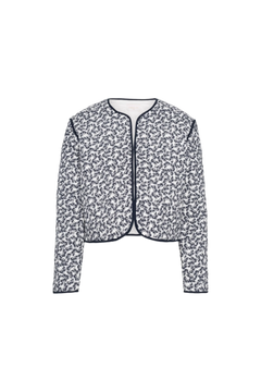 Elvera Jacket - Navy Rosehip Print
