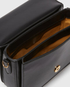 Logo Messenger Crossbody Bag - Black