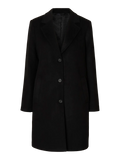 Sasja Wool Blend Coat - Black