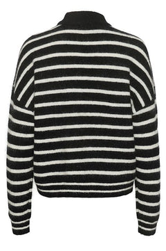 DebbieGZ Pullover - Black/White Striped