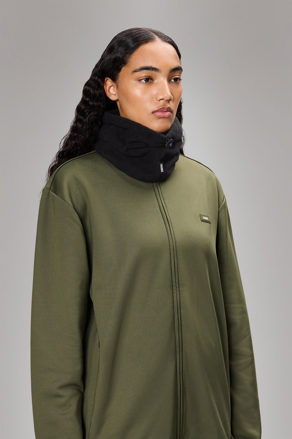 Fleece Tube Scarf - Black