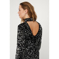 Silla Short Dress - Silver