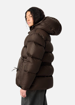 Rhode Puffer Jacket - Dark Brown