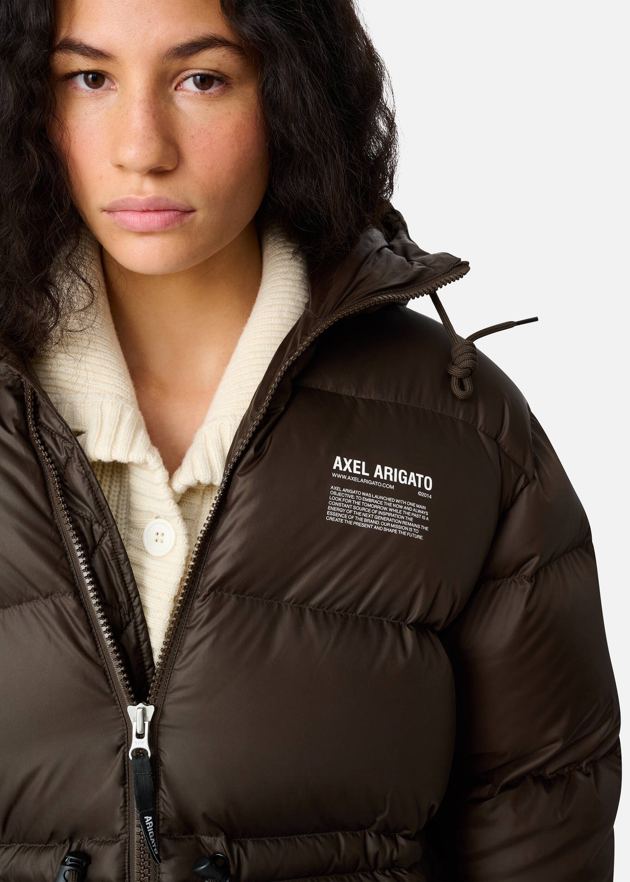Rhode Puffer Jacket - Dark Brown