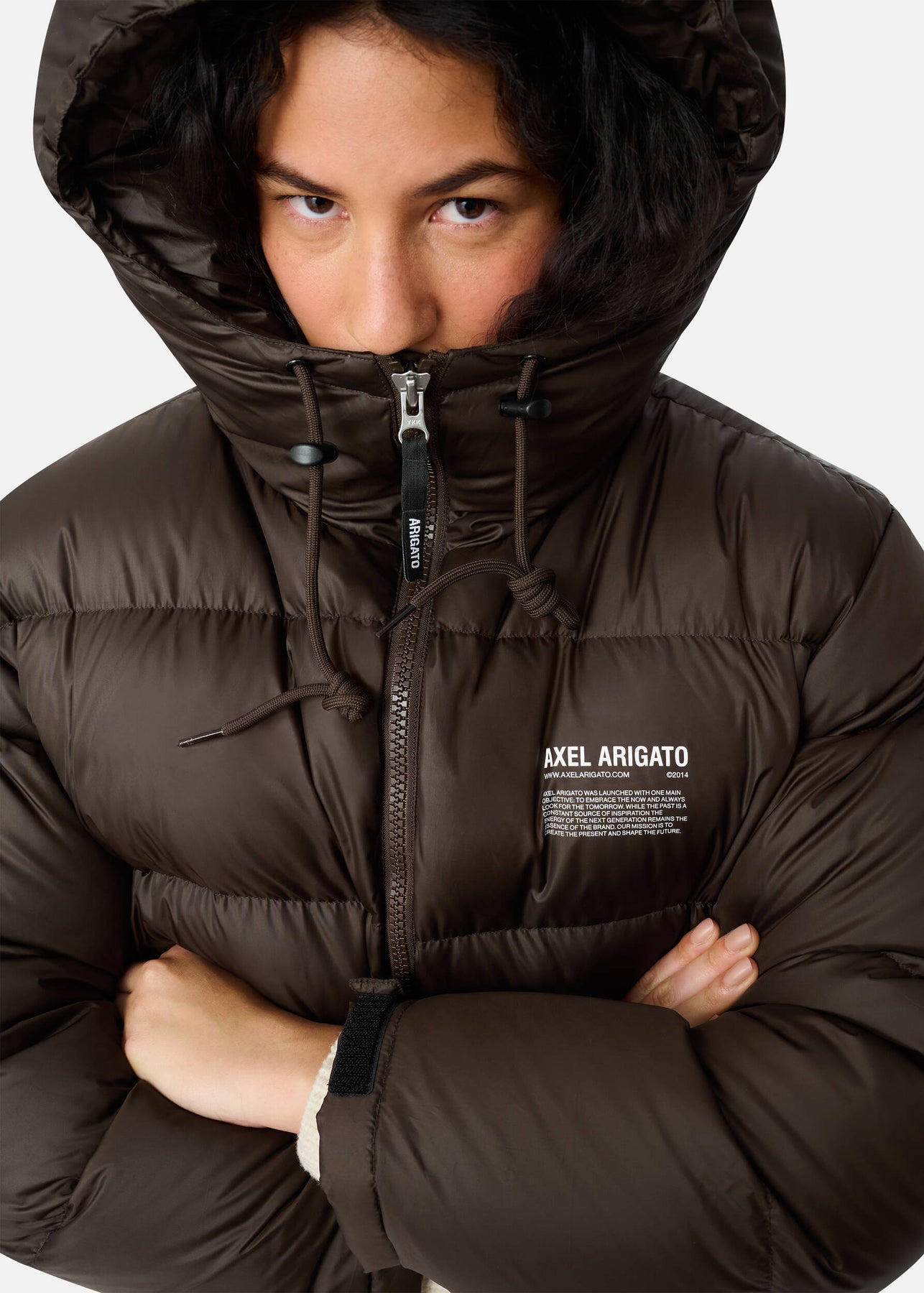 Rhode Puffer Jacket - Dark Brown