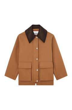 Heavy Twill Jacket - Cinnamon Swirl