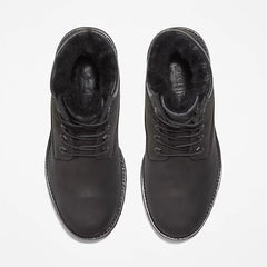Timberland Premium 6 Inch Fur Lined Waterproof Boot - Black