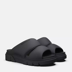 Greyfield Sandal Slide Sandal - Black Knit