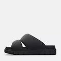 Greyfield Sandal Slide Sandal - Black Knit