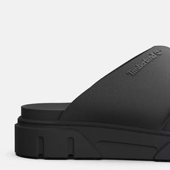 Greyfield Sandal Slide Sandal - Black Knit