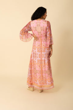 Mara Dress - Coral
