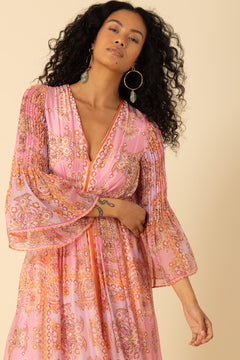 Mara Dress - Coral