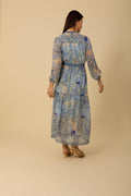 Shelby Long Dress - Blue