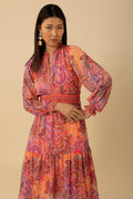 Shelby Long Dress - Pink