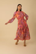 Shelby Long Dress - Pink