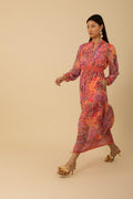 Shelby Long Dress - Pink