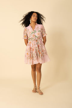 Haley Short Dress - Pink