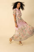 Haley Long Dress - Pink