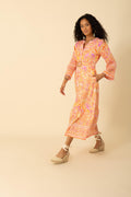 Davina Maxi Dress - Orange