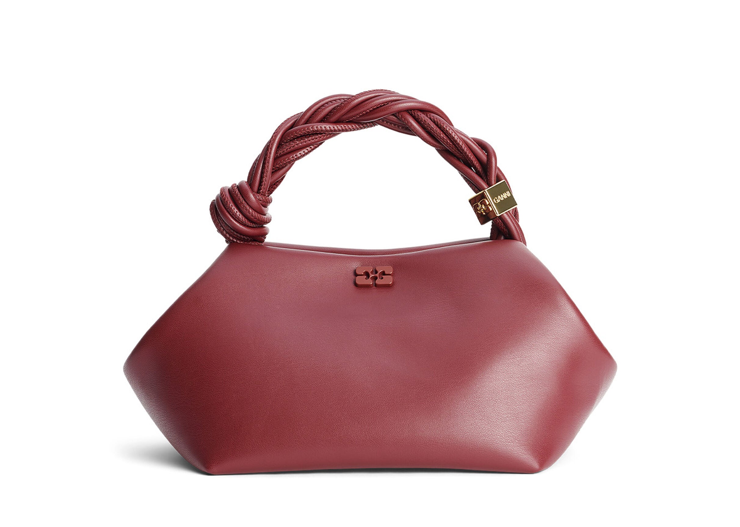 Ganni Bou Bag Small - Burgundy