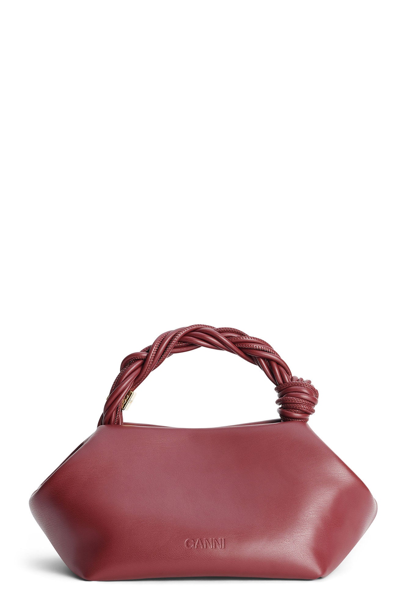 Ganni Bou Bag Small - Burgundy