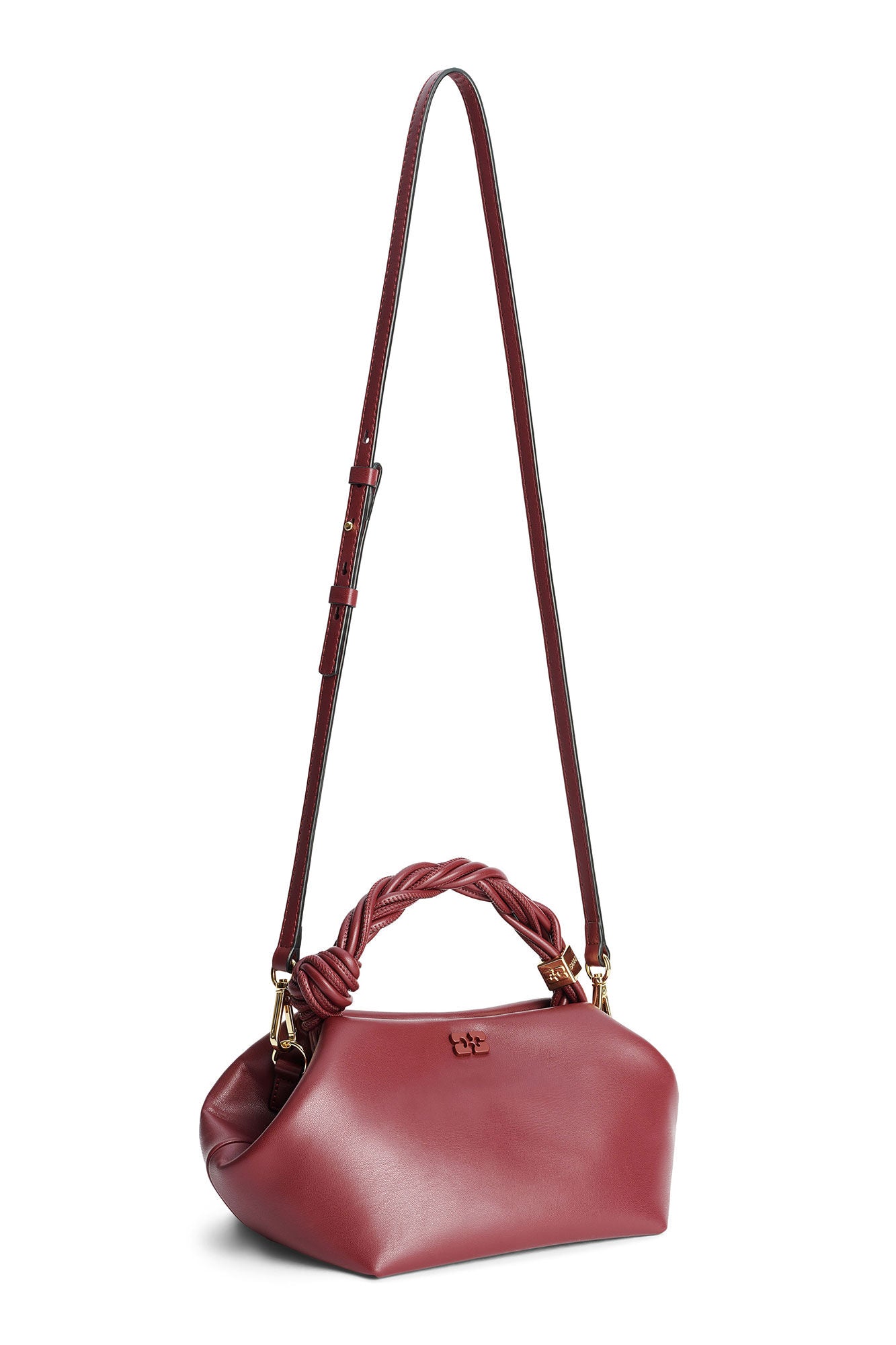 Ganni Bou Bag Small - Burgundy