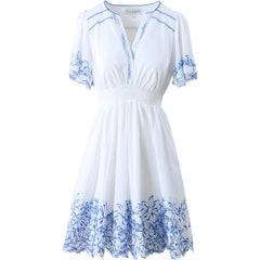 Alena Dress - Blue