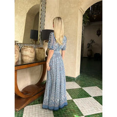 Ellison Dress - Blue