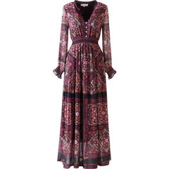 Marisol Dress - Wine
