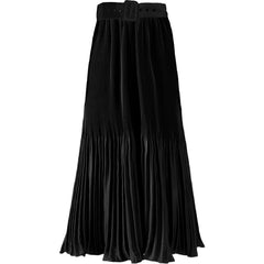 Ayleen Solid Skirt - Black