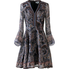 Artemis Silk Dress - Black