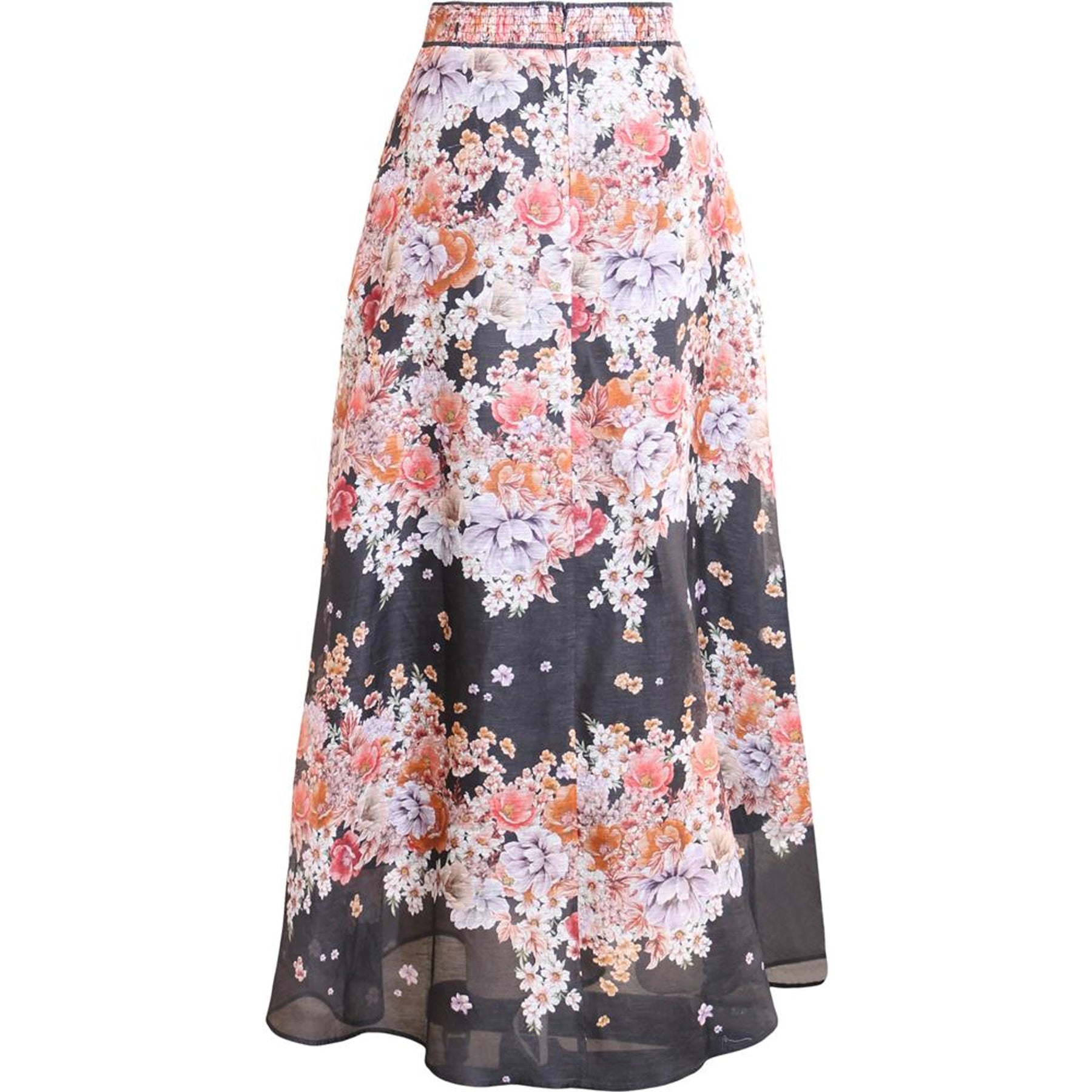 Baylor Skirt Silk/Linen - Black