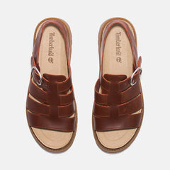 Clairemont Way Fisherman Sandal - Dark Red Full Grain