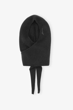 Soft Wool Balaclava - Black