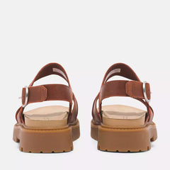 Clairemont Way Backstrap Sandal - Dark Red Full Grain