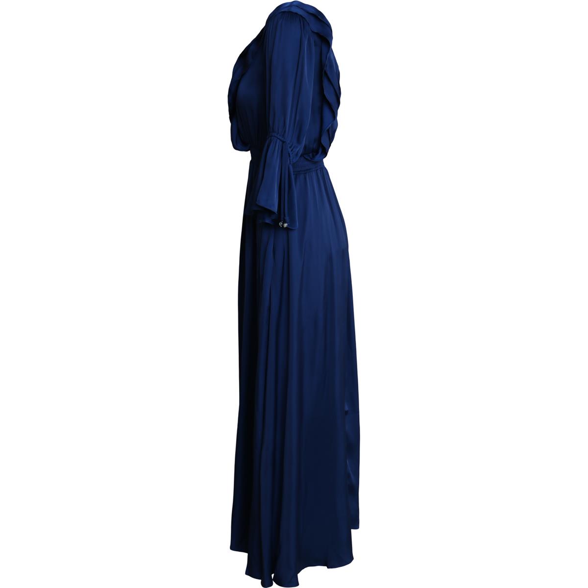Meridian Solid Dress - Indigo