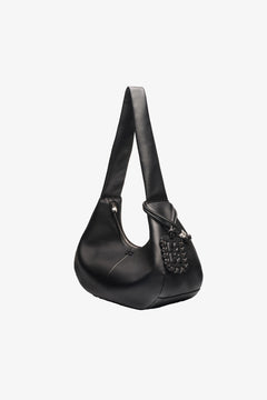 Ganni Bou Bag Hobo Medium - Black