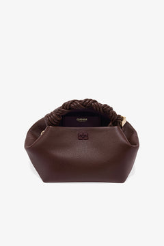 Ganni Bou Bag Small Grained - Chicory Coffee