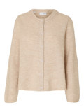 Lulu New Ls Knit Cardigan - Birch Melange