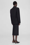 Bar Silk Skirt - Black